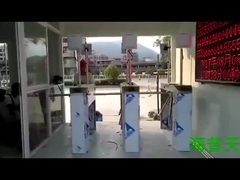 Czytnik kart kołowrotu na statywie budowlanym 3-ramienny dostęp dwukierunkowy