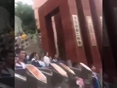 Półautomatyczny kołowrót z barierą klapową Kołowrót dla stacji kolejowej Handicap