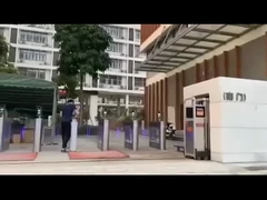 Optyczna metalowa barierka obrotowa Kołowrót AC220V / 110V 1 rok gwarancji