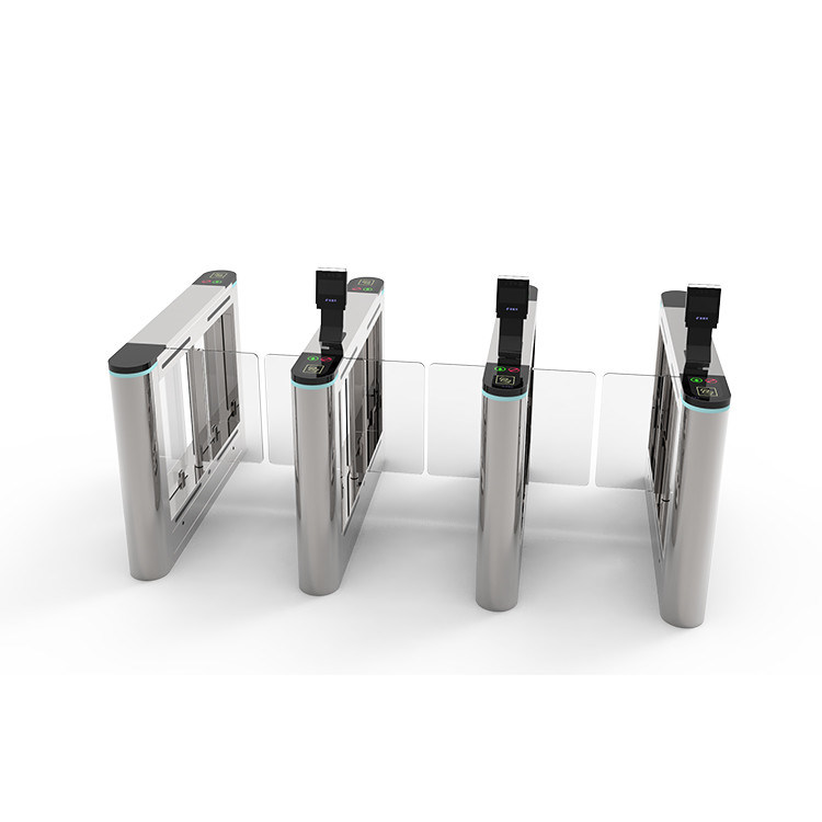 Zewnętrzne wewnętrzne drzwi obrotowe o połowie wysokości do biometrycznego systemu kontroli dostępu